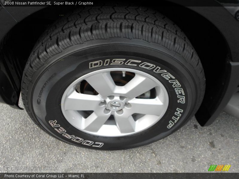 Super Black / Graphite 2008 Nissan Pathfinder SE