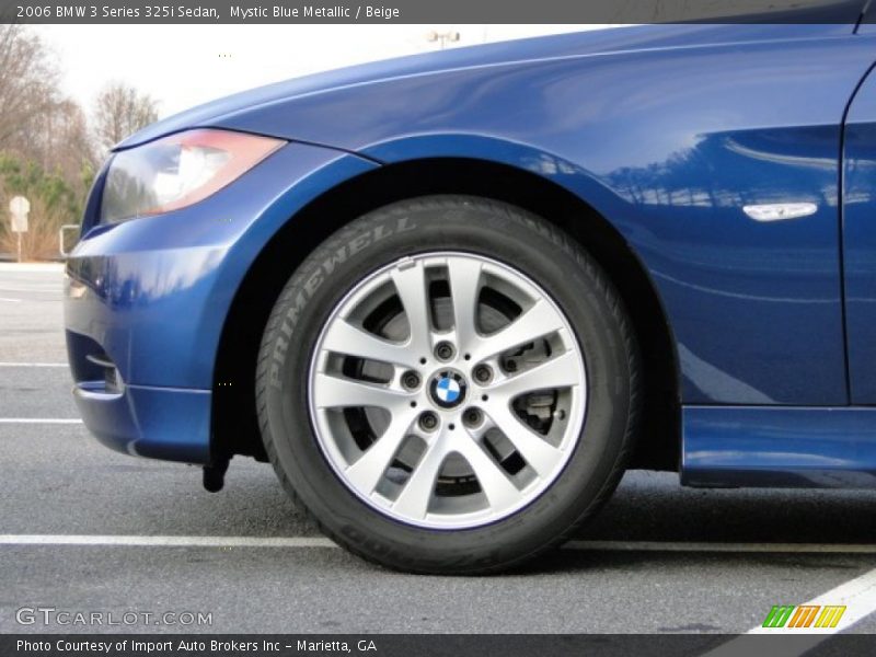 Mystic Blue Metallic / Beige 2006 BMW 3 Series 325i Sedan