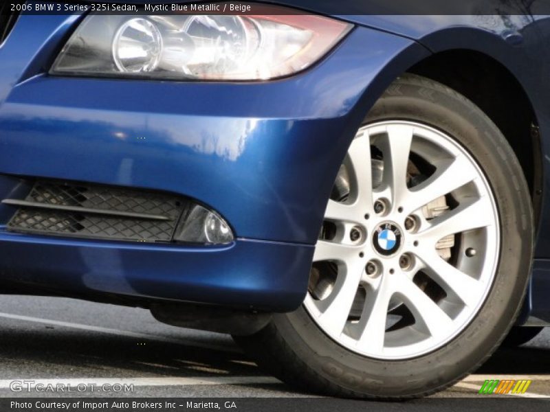 Mystic Blue Metallic / Beige 2006 BMW 3 Series 325i Sedan