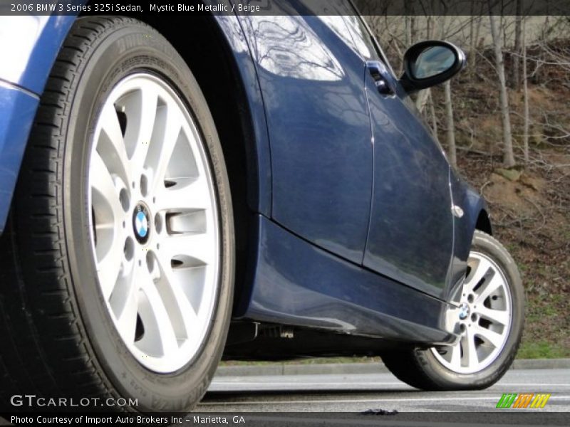 Mystic Blue Metallic / Beige 2006 BMW 3 Series 325i Sedan