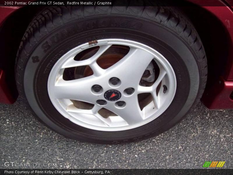 Redfire Metallic / Graphite 2002 Pontiac Grand Prix GT Sedan