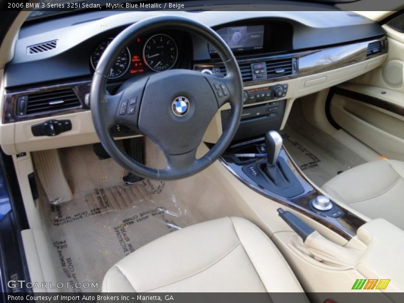 Mystic Blue Metallic / Beige 2006 BMW 3 Series 325i Sedan