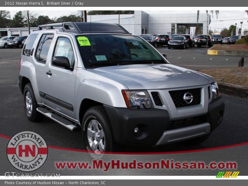 Brilliant Silver / Gray 2012 Nissan Xterra S