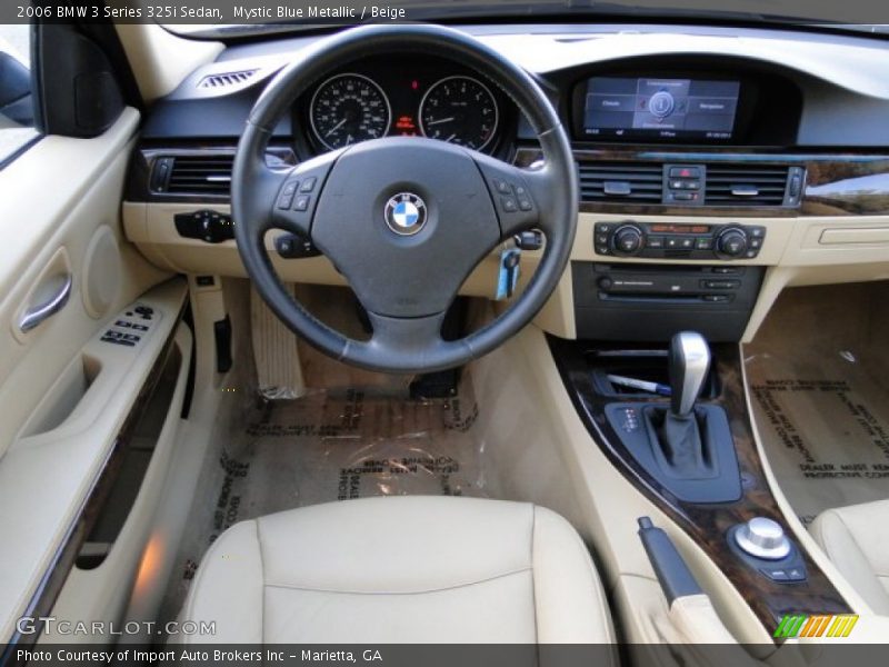 Mystic Blue Metallic / Beige 2006 BMW 3 Series 325i Sedan