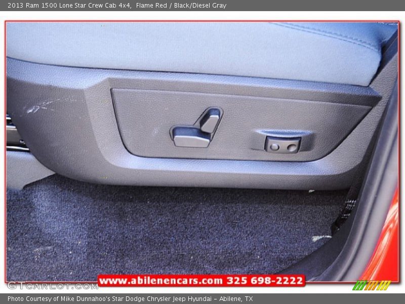 Flame Red / Black/Diesel Gray 2013 Ram 1500 Lone Star Crew Cab 4x4