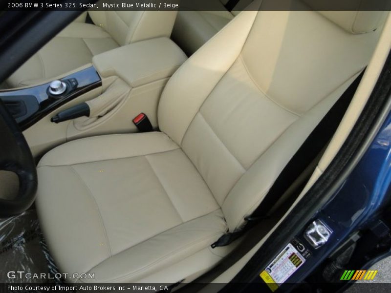 Mystic Blue Metallic / Beige 2006 BMW 3 Series 325i Sedan