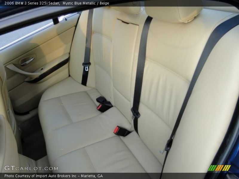 Mystic Blue Metallic / Beige 2006 BMW 3 Series 325i Sedan