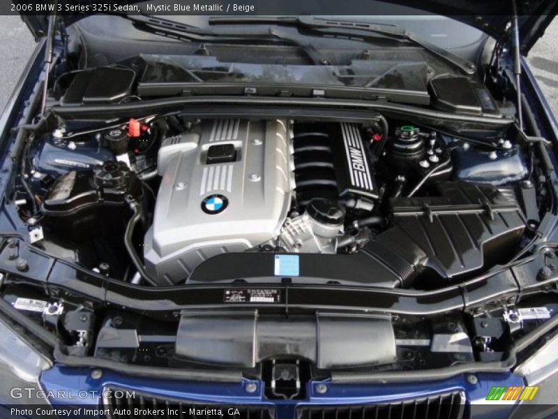 Mystic Blue Metallic / Beige 2006 BMW 3 Series 325i Sedan