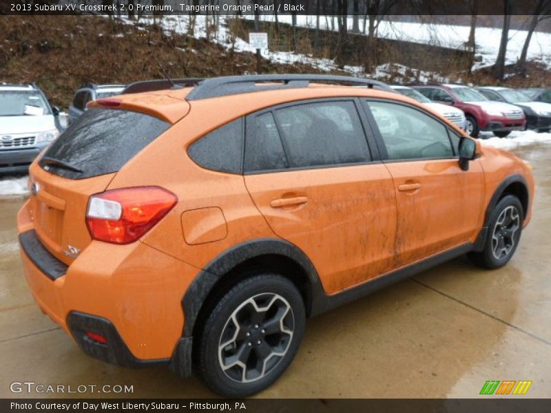 Tangerine Orange Pearl / Black 2013 Subaru XV Crosstrek 2.0 Premium