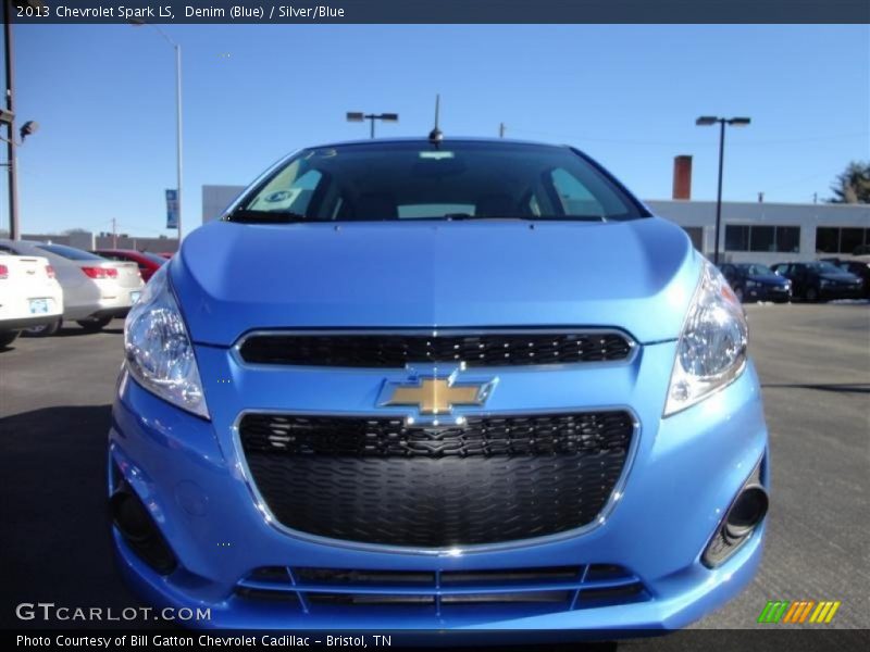 Denim (Blue) / Silver/Blue 2013 Chevrolet Spark LS