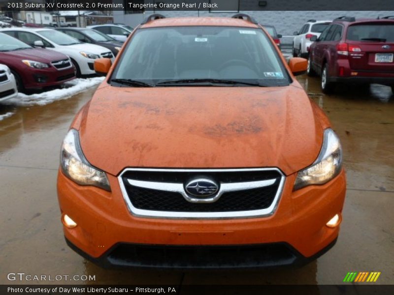 Tangerine Orange Pearl / Black 2013 Subaru XV Crosstrek 2.0 Premium
