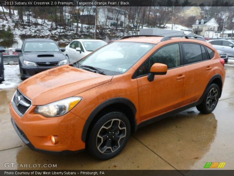 Tangerine Orange Pearl / Black 2013 Subaru XV Crosstrek 2.0 Premium