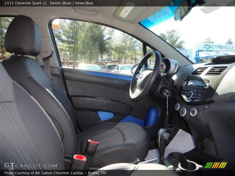 Denim (Blue) / Silver/Blue 2013 Chevrolet Spark LS