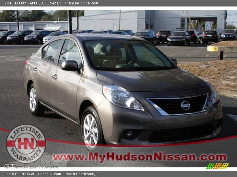 Titanium / Charcoal 2013 Nissan Versa 1.6 SL Sedan
