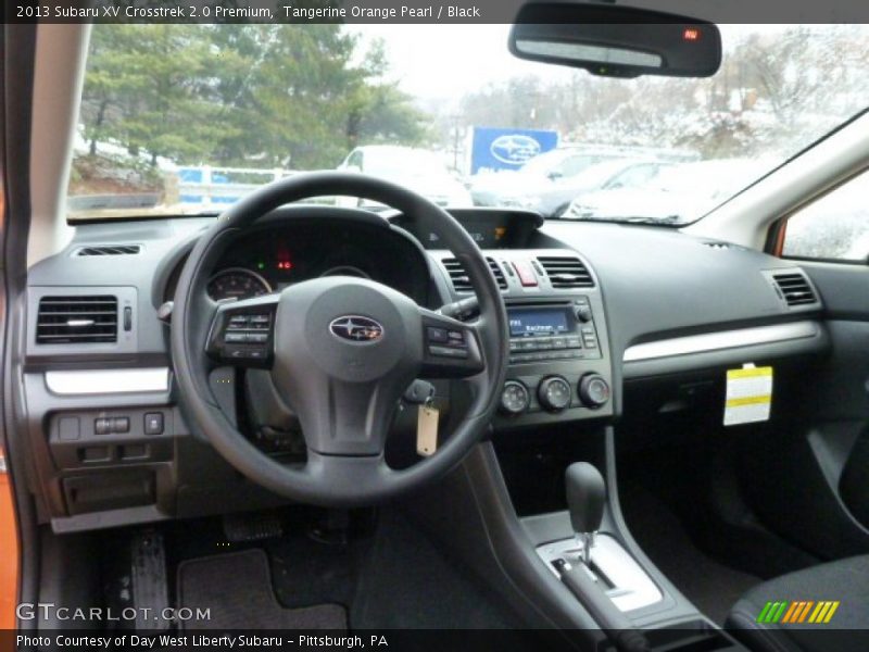 Tangerine Orange Pearl / Black 2013 Subaru XV Crosstrek 2.0 Premium