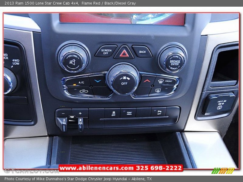 Flame Red / Black/Diesel Gray 2013 Ram 1500 Lone Star Crew Cab 4x4