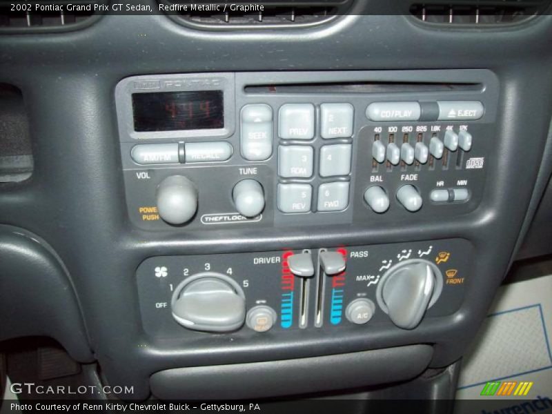 Redfire Metallic / Graphite 2002 Pontiac Grand Prix GT Sedan