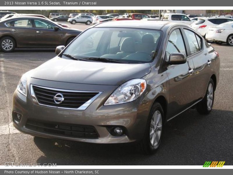 Titanium / Charcoal 2013 Nissan Versa 1.6 SL Sedan