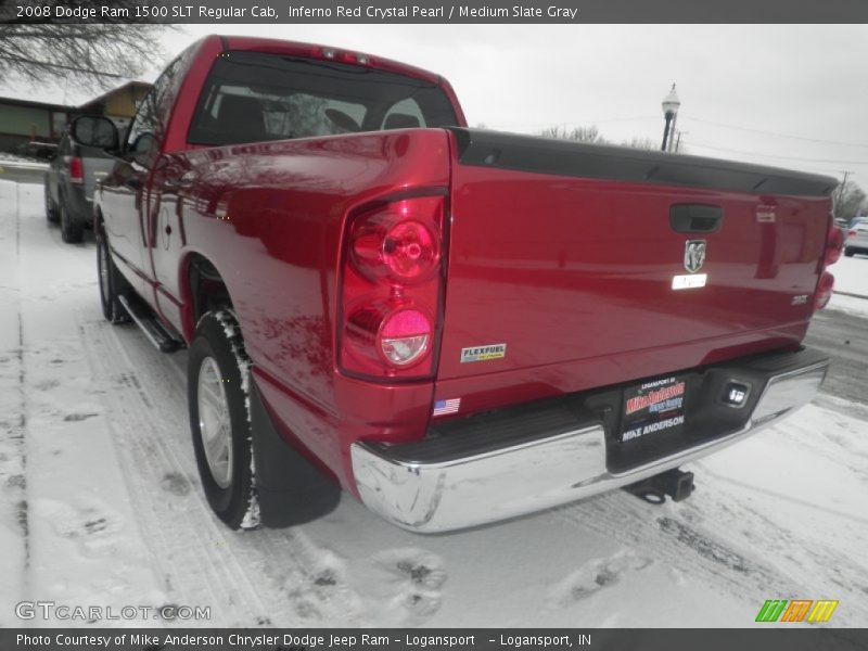 Inferno Red Crystal Pearl / Medium Slate Gray 2008 Dodge Ram 1500 SLT Regular Cab