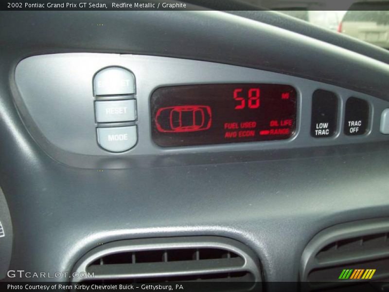 Redfire Metallic / Graphite 2002 Pontiac Grand Prix GT Sedan