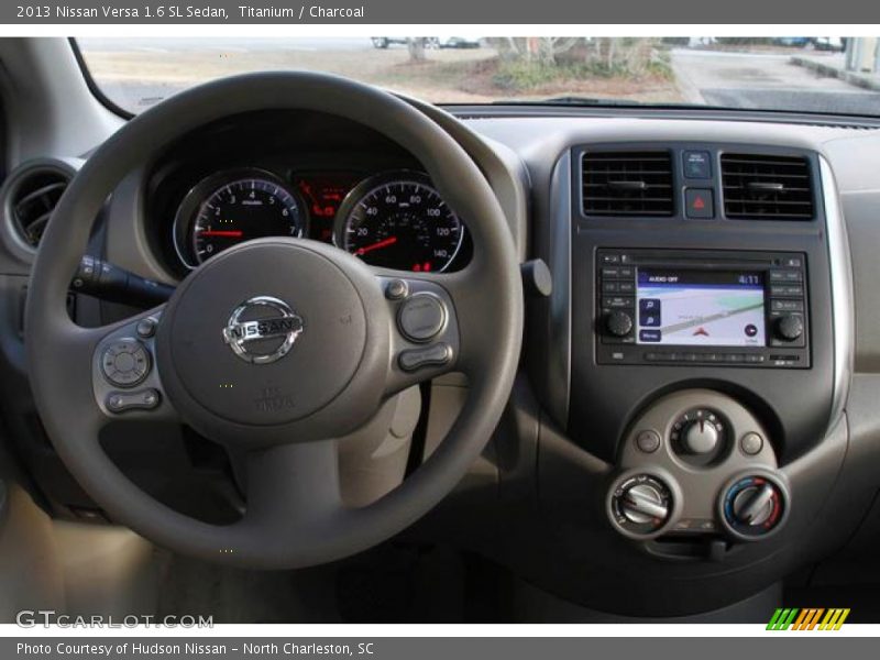 Titanium / Charcoal 2013 Nissan Versa 1.6 SL Sedan