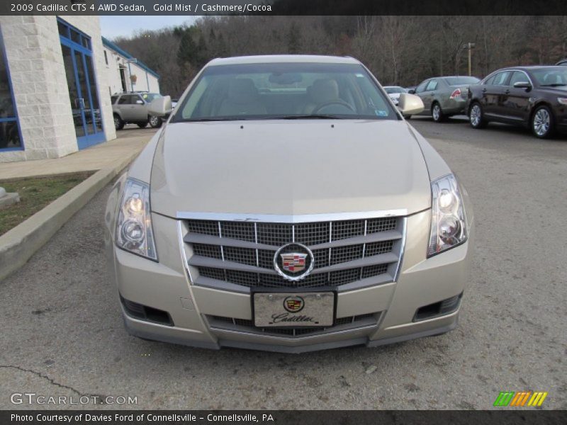 Gold Mist / Cashmere/Cocoa 2009 Cadillac CTS 4 AWD Sedan