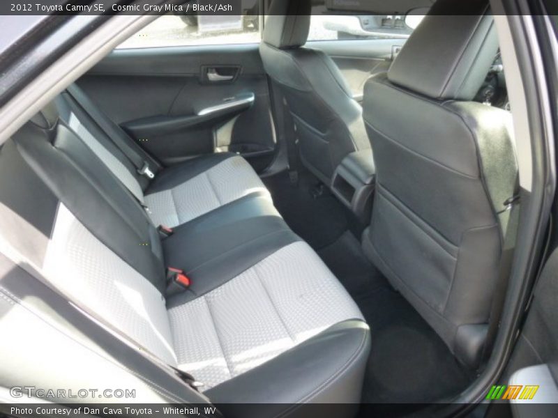 Cosmic Gray Mica / Black/Ash 2012 Toyota Camry SE