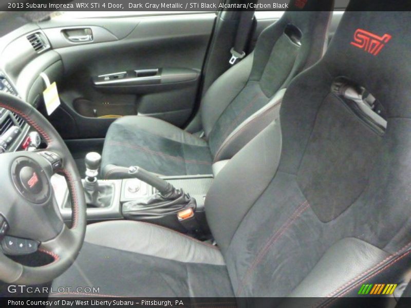 Front Seat of 2013 Impreza WRX STi 4 Door