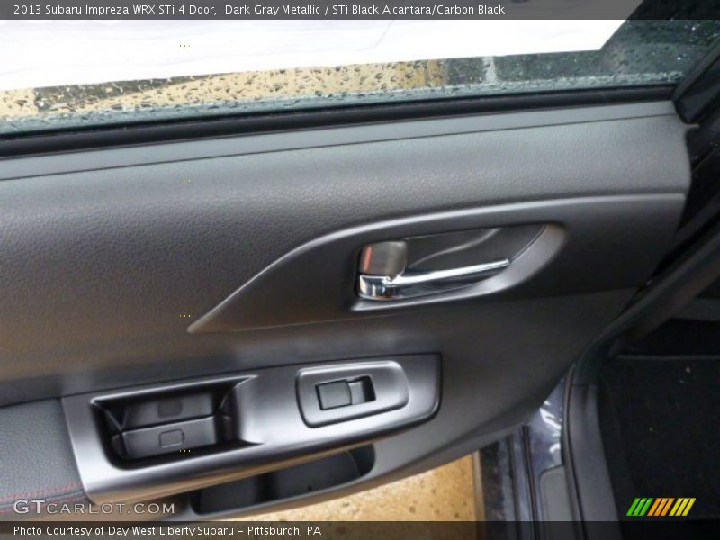 Dark Gray Metallic / STi Black Alcantara/Carbon Black 2013 Subaru Impreza WRX STi 4 Door