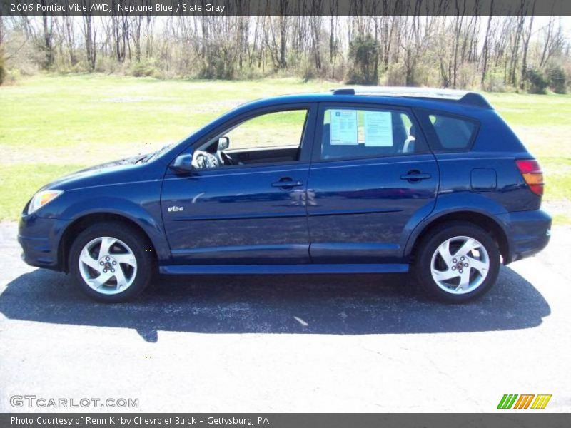 Neptune Blue / Slate Gray 2006 Pontiac Vibe AWD