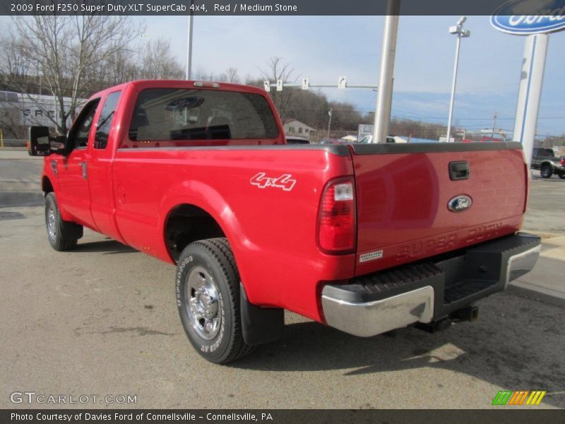  2009 F250 Super Duty XLT SuperCab 4x4 Red
