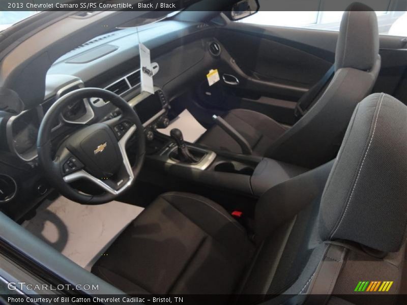 Black / Black 2013 Chevrolet Camaro SS/RS Convertible