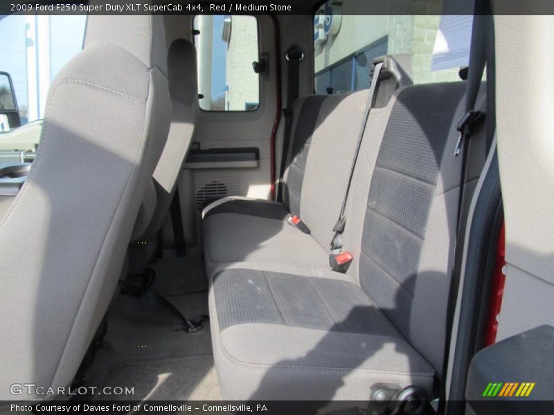 Rear Seat of 2009 F250 Super Duty XLT SuperCab 4x4