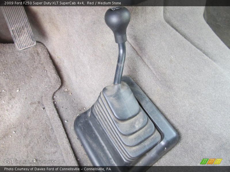 Red / Medium Stone 2009 Ford F250 Super Duty XLT SuperCab 4x4