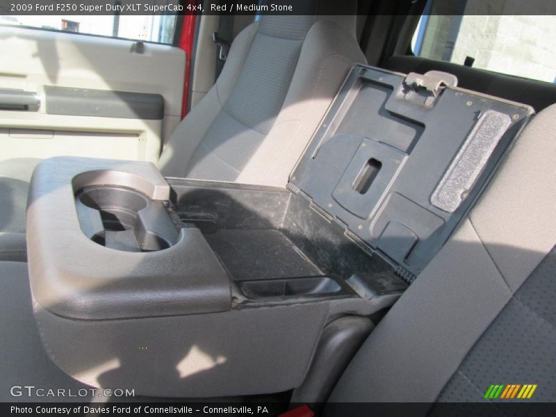 Red / Medium Stone 2009 Ford F250 Super Duty XLT SuperCab 4x4