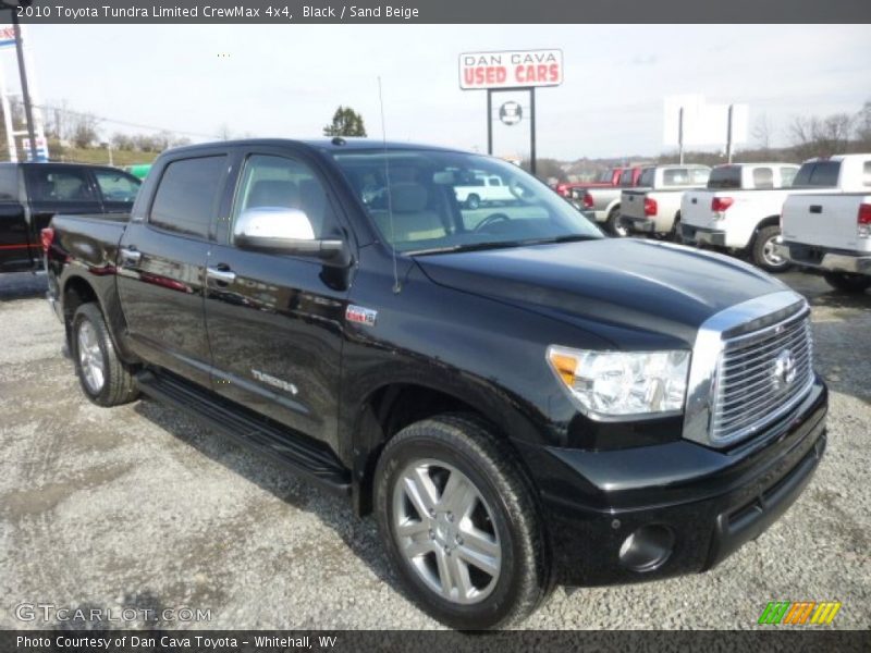 Black / Sand Beige 2010 Toyota Tundra Limited CrewMax 4x4