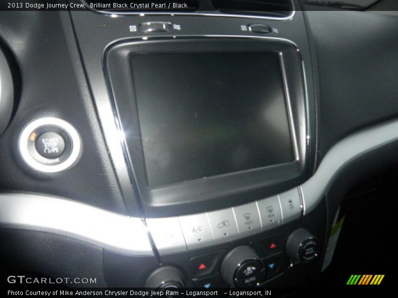 Brilliant Black Crystal Pearl / Black 2013 Dodge Journey Crew