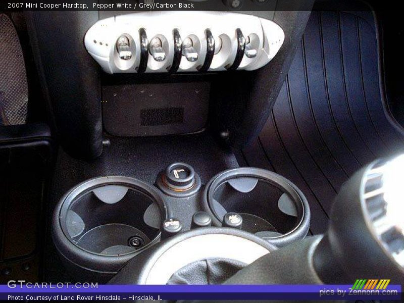Pepper White / Grey/Carbon Black 2007 Mini Cooper Hardtop