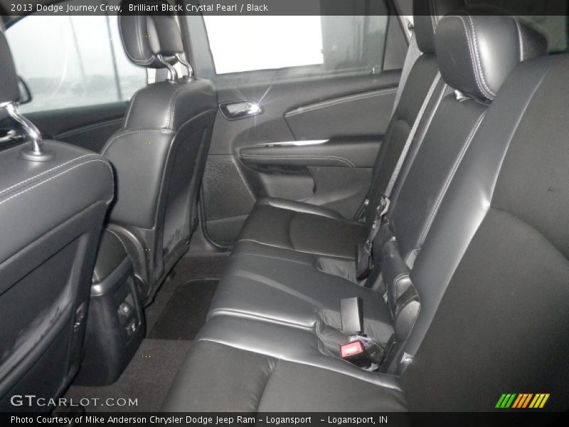 Brilliant Black Crystal Pearl / Black 2013 Dodge Journey Crew