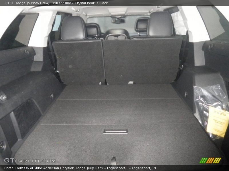 Brilliant Black Crystal Pearl / Black 2013 Dodge Journey Crew