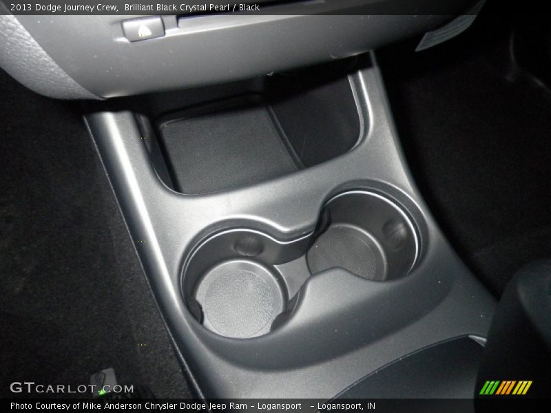 Brilliant Black Crystal Pearl / Black 2013 Dodge Journey Crew