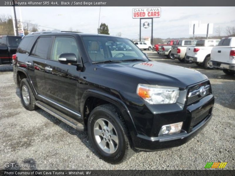 Black / Sand Beige Leather 2011 Toyota 4Runner SR5 4x4