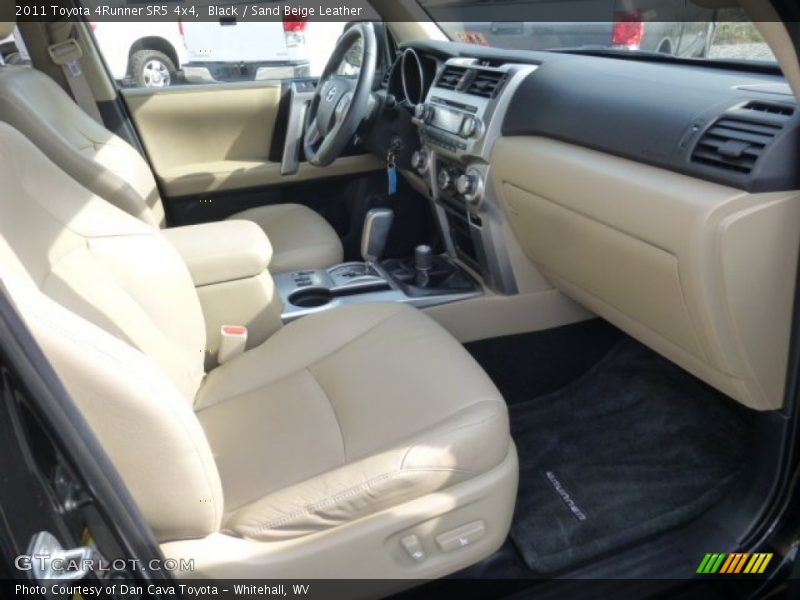 Black / Sand Beige Leather 2011 Toyota 4Runner SR5 4x4