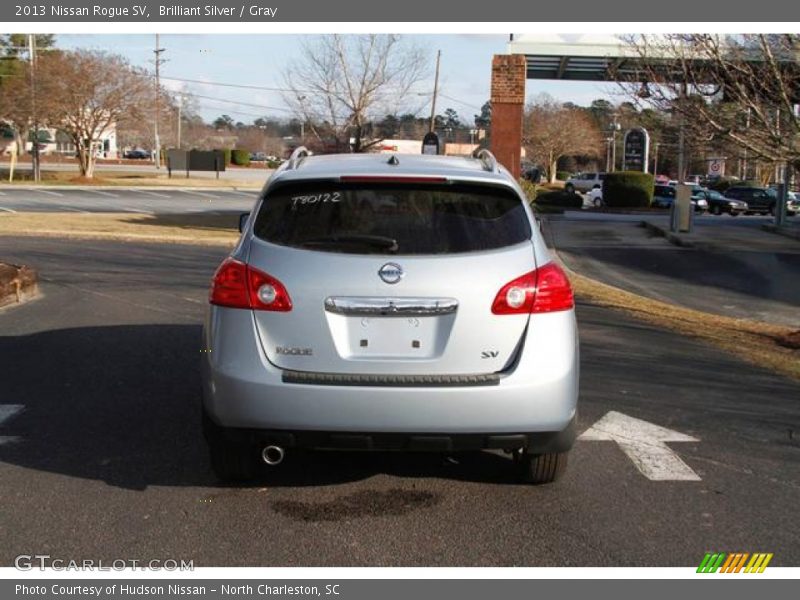 Brilliant Silver / Gray 2013 Nissan Rogue SV