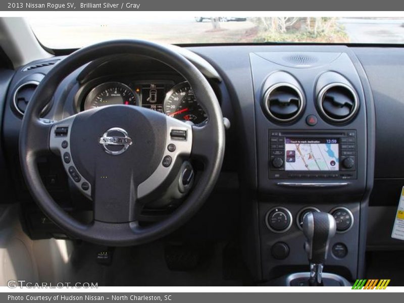 Brilliant Silver / Gray 2013 Nissan Rogue SV