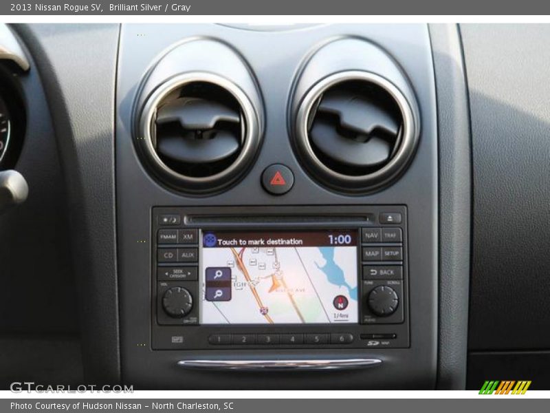 Brilliant Silver / Gray 2013 Nissan Rogue SV