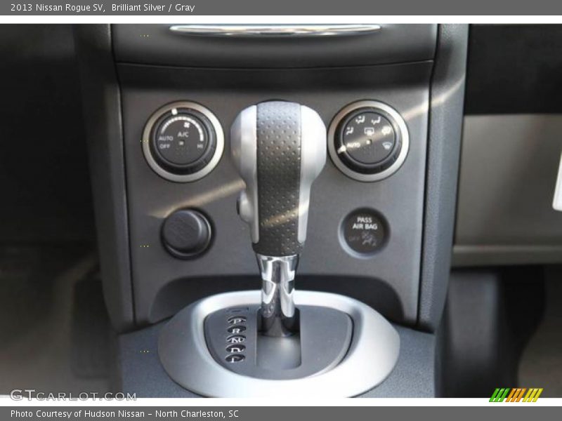 Brilliant Silver / Gray 2013 Nissan Rogue SV