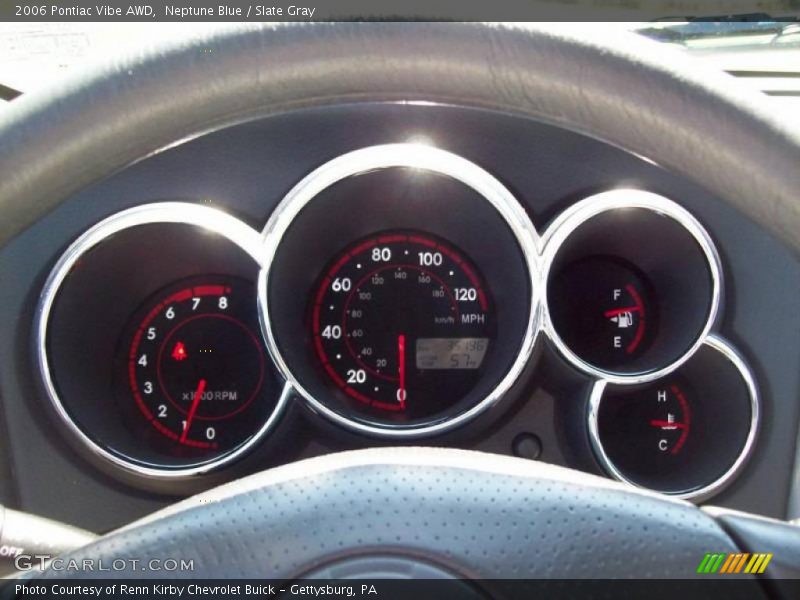 Neptune Blue / Slate Gray 2006 Pontiac Vibe AWD