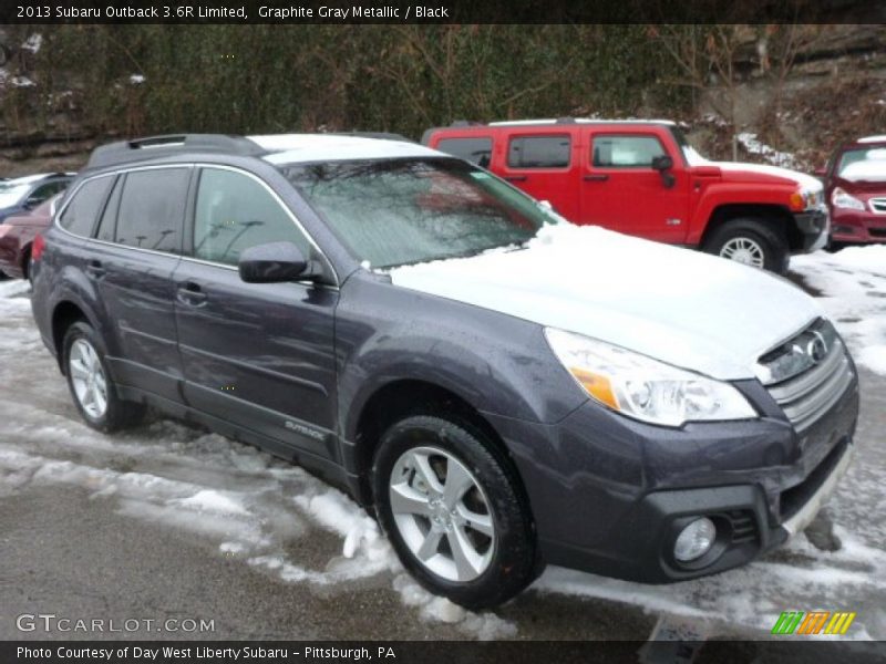 Graphite Gray Metallic / Black 2013 Subaru Outback 3.6R Limited