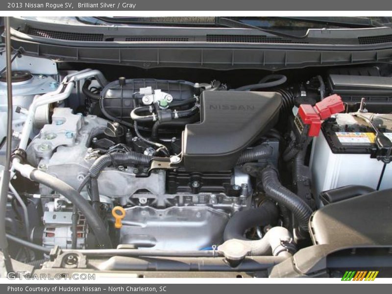 Brilliant Silver / Gray 2013 Nissan Rogue SV
